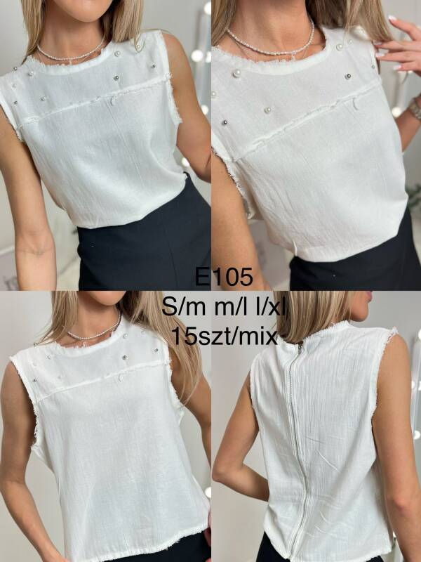 Bluzki damskie Roz S-XL, Mix kolor Paczka 15 szt